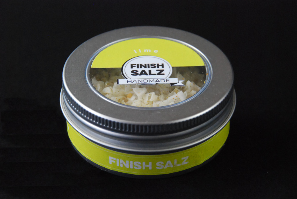 Finish Salz "lime" als Fingersalz in der 40 g Dose